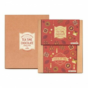 （同梱不可） 丸叶むらた お線香 チョコの香りのギフト TEA TIME CHOCOLATE ギフト ティータイム 250268 セミスィートのチョコレートの香り