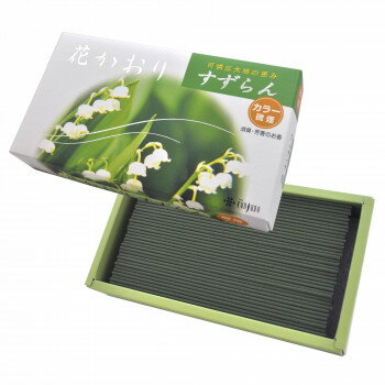 (同梱不可) 薫寿堂 花かおり(すずらん)(微煙)中バラ(220本)1000 天然消臭成分を配合した煙が少ないお線香