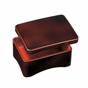 （同梱不可） 福井クラフト　殿様丼重 溜内朱 漆塗 42012180 多彩なセットメニューを提案できる重箱