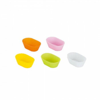 （同梱不可） ViV(ヴィヴ)　シリコーンカップ5色組　オーバルL　59613 優れた耐熱性!