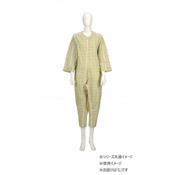 （同梱不可） 竹虎 ソフトケアねまき3シーズン　105922・みどり・S 素材と機能にこだわって開発された介護ねまきです。