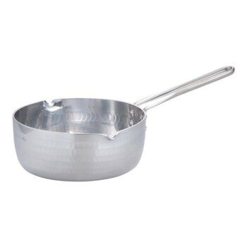 （同梱不可） 遠藤商事　TKG　共柄厚板　アルミ雪平鍋　18cm　AYK7202 クリーンなステンレスハンドル