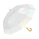 (同梱不可) 10Kクリアライトルミナスパール 60cm 長傘 切り継ぎ ルミナスパール 光や雨でキラキラと表情を変えてかがやくパール