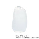 (同梱不可) DGマコベース 11.5x7.3xH20 クリアホワイト 2C00032CWH ハンドメイドのガラス花瓶