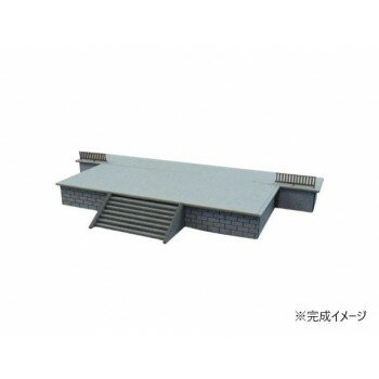 （同梱不可） みにちゅあーと・プチ S=1/220 ホーム-3 MP01-43 ミニチュアペーパークラフト