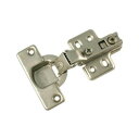(同梱不可) ハイロジック W202-BF スライド蝶番キャッチ付 35mm 半 1個入 26002 家具の開き扉用丁番