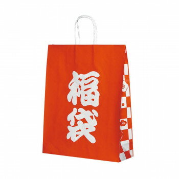 （同梱不可） 自動手提袋　HZ　梅市松　福袋 25枚 XZK66508 サイドの梅の花が美しい「梅市松 福袋」シ..
