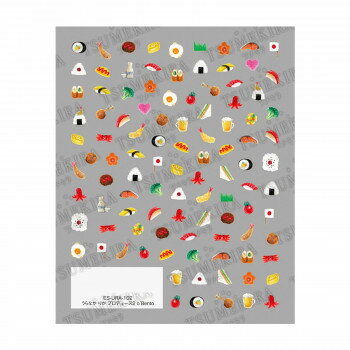 （同梱不可） TSUMEKIRA(ツメキラ) ネイルシール es うらなか りか プロデュース2 o´Bento ES-URA-102 ..