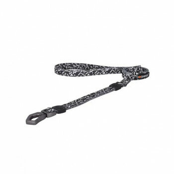 （同梱不可） ルークラン ドッグネス リード エレガント XS/S ブラック ペット用品 着け心地柔らかな犬用リード