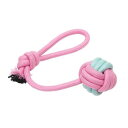 (同梱不可) ルークラン ループ ノッティー パステルスリング ペット用品 可愛い色合いの犬用ロープおもちゃ