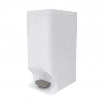 （同梱不可） オーエ　スマートポット　ホワイト　80971　JOE1701 ペダルで開閉できるトイレポット