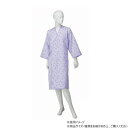 (同梱不可) 神戸生絲 コベス 婦人カラーガーゼ合わせ(ラグラン袖・湯上がり)M NE72 パープル やさしい着心地(4)