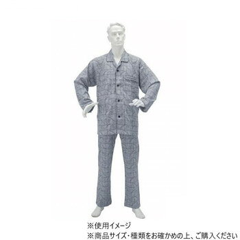 （同梱不可） 神戸生絲　紳士楽らくパジャマ柄(通年用・スムース)M No.805 グレー ペーズリー柄 楽々着..