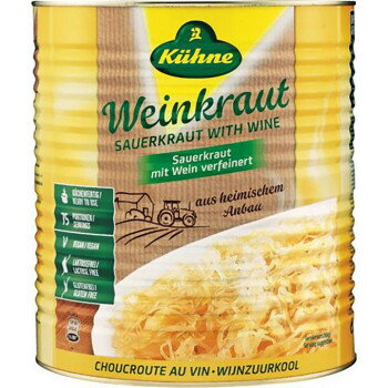 （代引き不可）（同梱不可）キューネ　ザワークラウト(ワインクラウト)　10200ml　2セット　053013のサムネイル