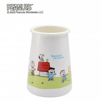 （同梱不可） 豊琺瑯 スヌーピー「グリーンフィールド」ホーローツールスタンド SNJ-2410 ホーロー製のキッチンツール立て