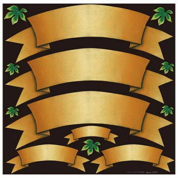 （同梱不可） デコレーションシール スタンダード リボン タイトルMN6 6295 看板やボードにオススメ!!