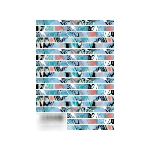 （同梱不可） TSUMEKIRA(ツメキラ)　ネイルシール　tatiプロデュース2　Marble tape 1　(ブルー/5mm)　NN-TAT-201 貼るだけで簡単におしゃれなネイルが完成!