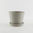 (同梱不可) 志成販売 エコ素材でできたフラワーポット(S) ホワイト 108035WH 環境にやさしいエコフレンドリーなフラワーポット
