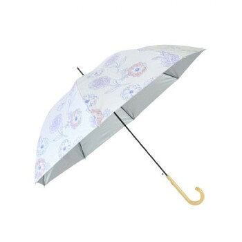 （同梱不可） 三国 グラスファイバー骨　裏UVシルバーコーティング雨晴兼用大きめ傘 Anemone オフ白 S1712201 すっぽりおさまり、荷物もぬらさず、日差しもカバー