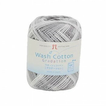 （同梱不可） ハマナカ ウオッシュコットン グラデーション No.302 2333302 洗濯機で丸洗いできる手編..