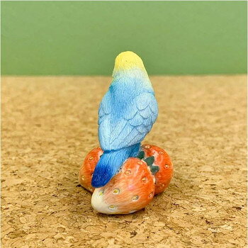 (同梱不可) レジン セキセイインコとイチゴ 73456 手作りならではの愛らしさが笑顔な時間を届けます [3]