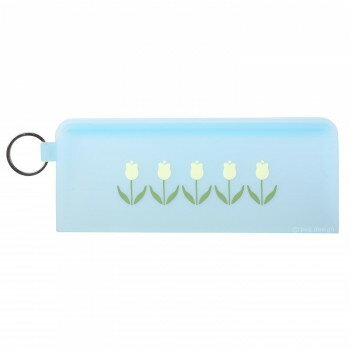 （同梱不可） ピージーデザイン STEPPO(ステッポ) チューリップ 透明感のあるジップポーチ