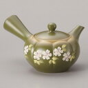 (同梱不可) 富仙緑菊型桜さわやか急須 320cc Y-713 お茶の時間をもっと楽しむ