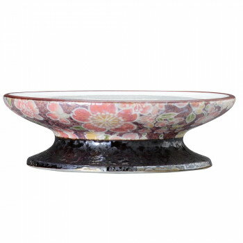 （同梱不可） 有田焼 彩花 供物台 飛花 有田焼の美しい供物台。