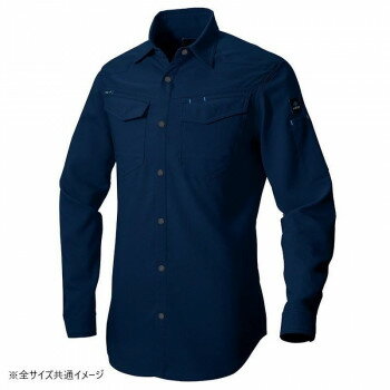 (同梱不可) アイトス 長袖シャツ(男女兼用)(薄地) ネイビー 008 L 2935 軽量ストレッチ素材で爽快感抜群ワークウエア (同梱不可) アイトス 長袖シャツ(男女兼用)(薄地) ネイビー 008 L 2935 軽量ストレッチ素材で爽快感抜群ワークウエア