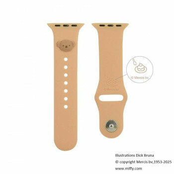 （同梱不可） ミッフィー Apple Watch 41/40/38mm 対応 シリコンバンド ボリス MF-396BE AppleWatchの交換用ベルト
