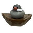 (同梱不可) biite トリの巣 輪ゴムホルダー ナミ文鳥 846torinosu_n 輪ゴムを乗せると、鳥の巣のように見えます(3)