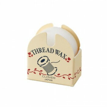 （同梱不可） クロバー　糸ワックス(ホルダー付)　57-685 糸の布通りをなめらかに!