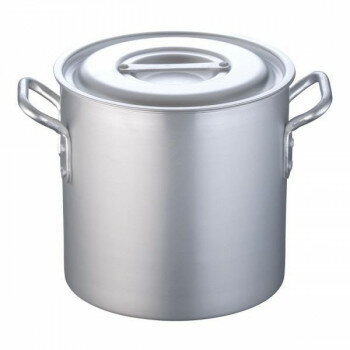 （同梱不可） 遠藤商事　TKG　寸胴鍋　アルミニウム(アルマイト加工)　(目盛付)　24cm　AZV6324 扱いやすくお手入れが簡単