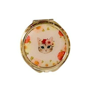 Other - （同梱不可） とことこサーカス アクセサリーケース 猫/ネコ 「fleurs＆chatsかえで」ガーベラ AP-AC-028 きれいな花飾りを頭にのせたネコたち