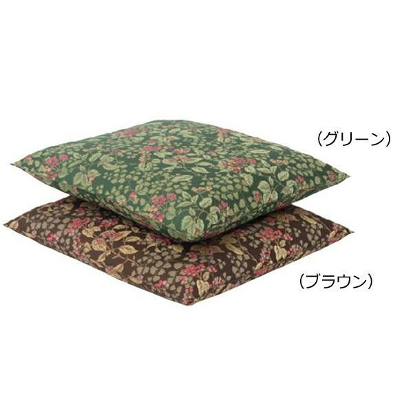 （同梱不可）川島織物セルコン ジューンベリー 座布団カバー 55×59cm LL1019