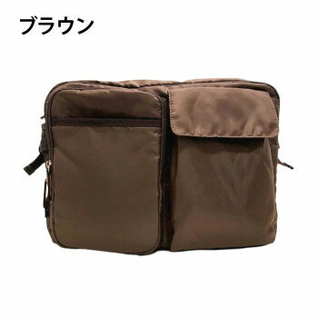 （同梱不可） 優美社　3830-01　A.O.T （エーオーティー） 多機能ショルダーバッグ ブラウン ツイル多機能ショルダーバッグ