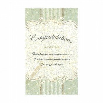 （同梱不可） カザロ ソラペーパーメッセージカード 名刺 CONGRA グリーン 36P101P0107 ソラペーパーメッセージカード