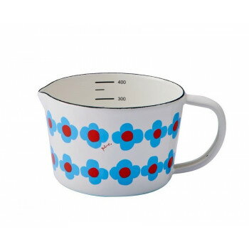 楽天オフィス　ユー（同梱不可） 豊琺瑯　Plune.（プルーン）　ホーローメジャーカップ（計量カップ）　WT・ホワイト　OHANA　MC-604 目盛付きで様々な用途で大活躍