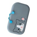 (同梱不可) LIHIT LAB.(リヒトラブ) PuniLabo ファスナーポーチ ハチワレネコ A-7716-4 猫のデザインが可愛い