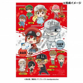 （同梱不可） ジグソーパズル 108ラージピース TVアニメ『はたらく細胞』 はたらく細胞たち 108-L923 『はたらく細胞』の300ピースジグソーパズル