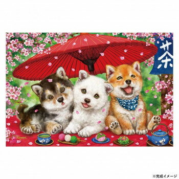 （同梱不可） ビバリー 原井加代美ジグソーパズル 花よりだんご 1000ピース 1000-078 原井加代美ジグソ..