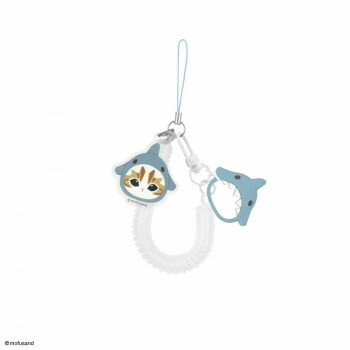 （同梱不可） mofusand マルチコイルストラップ サメにゃん MOFU-72A マルチに使えるスマホアクセサリ