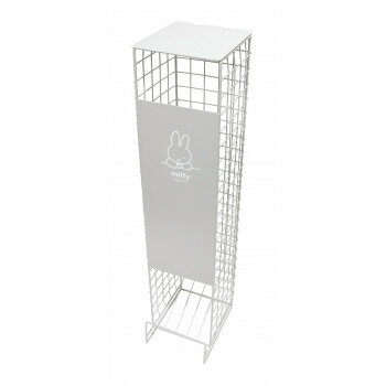 （同梱不可） miffy トイレットペーパーストッカー　5ロール　まったりミッフィー 大人女子も使いやすいモノクロカラー