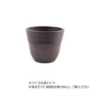 (同梱不可) SKベーシックポット チョコ 12×H10.5 3d00014CH 陶器のような質感