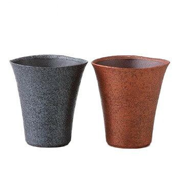 （同梱不可） 11476 波佐見焼 銅器彩 ペアゴブレット いつもの暮らしをより楽しく演出