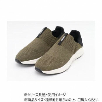 （同梱不可） アスティコ かかとを踏んでも大丈夫な　らくらく2WAYシューズ　タウニークラブ　カーキ (S) らくらく軽量シューズ