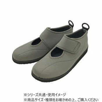（同梱不可） すたこらさんソフト 07 グレー 22.0/22.5cm やさしい履き心地