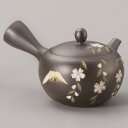 (同梱不可) 富仙黒丸型しだれ桜急須 430cc Y-719 お茶の時間をもっと楽しむ