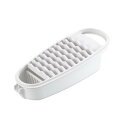 (同梱不可) ニューキッチンベーシック 鬼おろしもできる両面おろし器 SJ3303 鬼おろし、薬味おろしが作れるおろし器。(3)