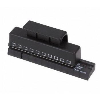 （同梱不可） LIHIT LAB.(リヒトラブ)　ワンサードパンチ　1枚用　角穴　P-1601 用紙に穴をあけてツイストノートにひとまとめ